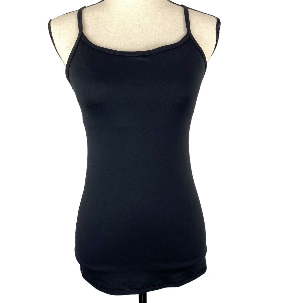 Victorias Secret Sport Athletic Tank Top Strappy Back Workout Active Black Sm